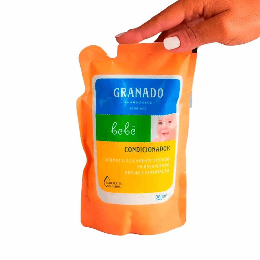 Condicionador Infantil Granado Bebê Tradicional Refil 250ml — foto 2