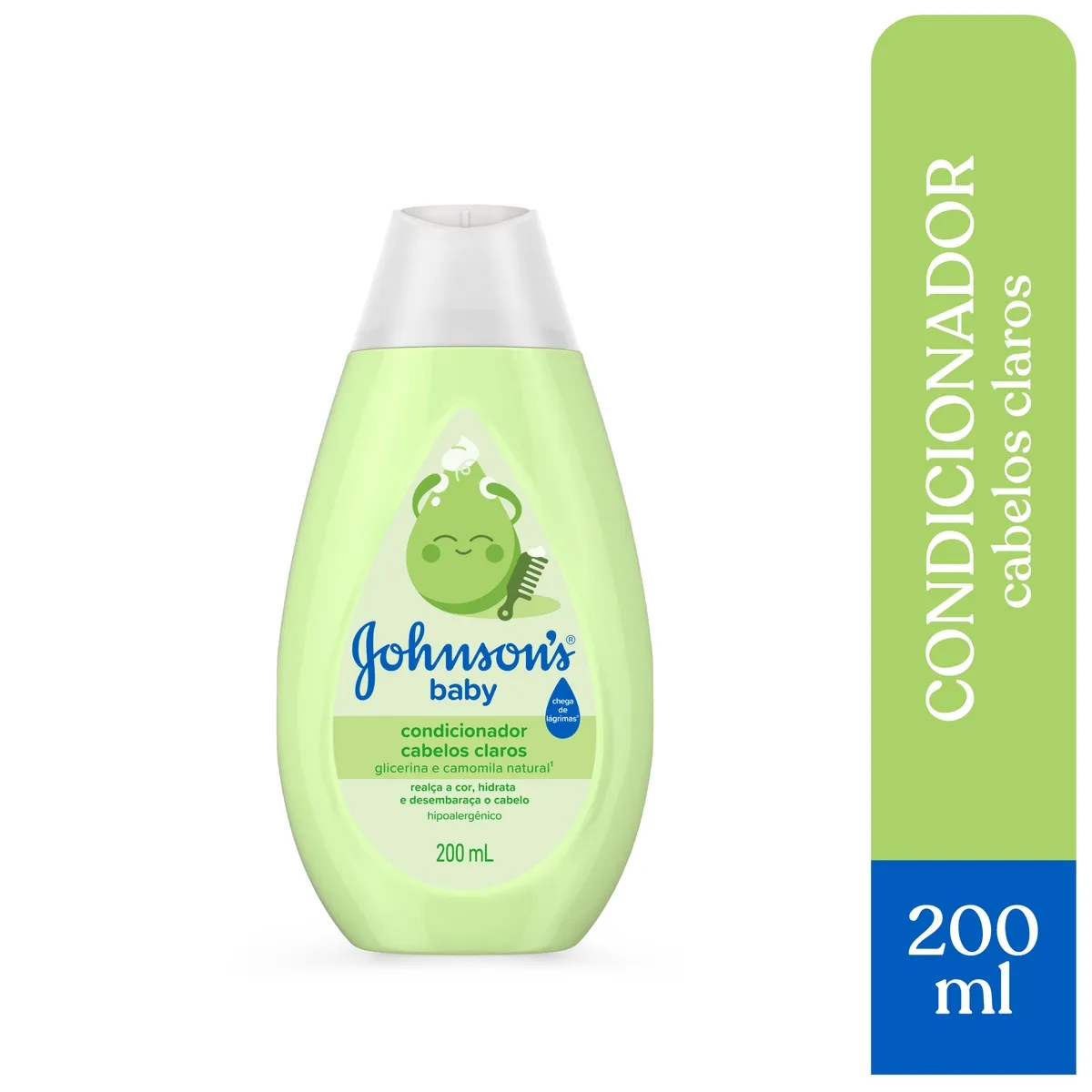 Condicionador Infantil Johnson's Baby Cabelos Claros Camomila 200ml