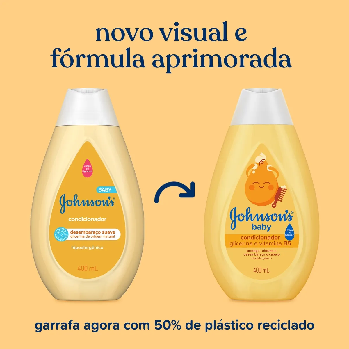 Condicionador Infantil Johnson's Baby Chega de Lágrimas 400ml — foto 4