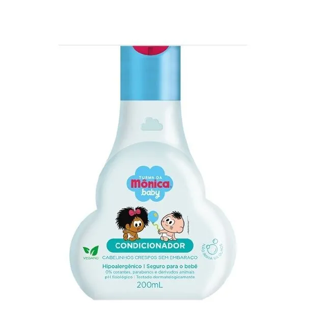 Condicionador Infantil Turma da Mônica 200ml - Cabelinhos Crespos