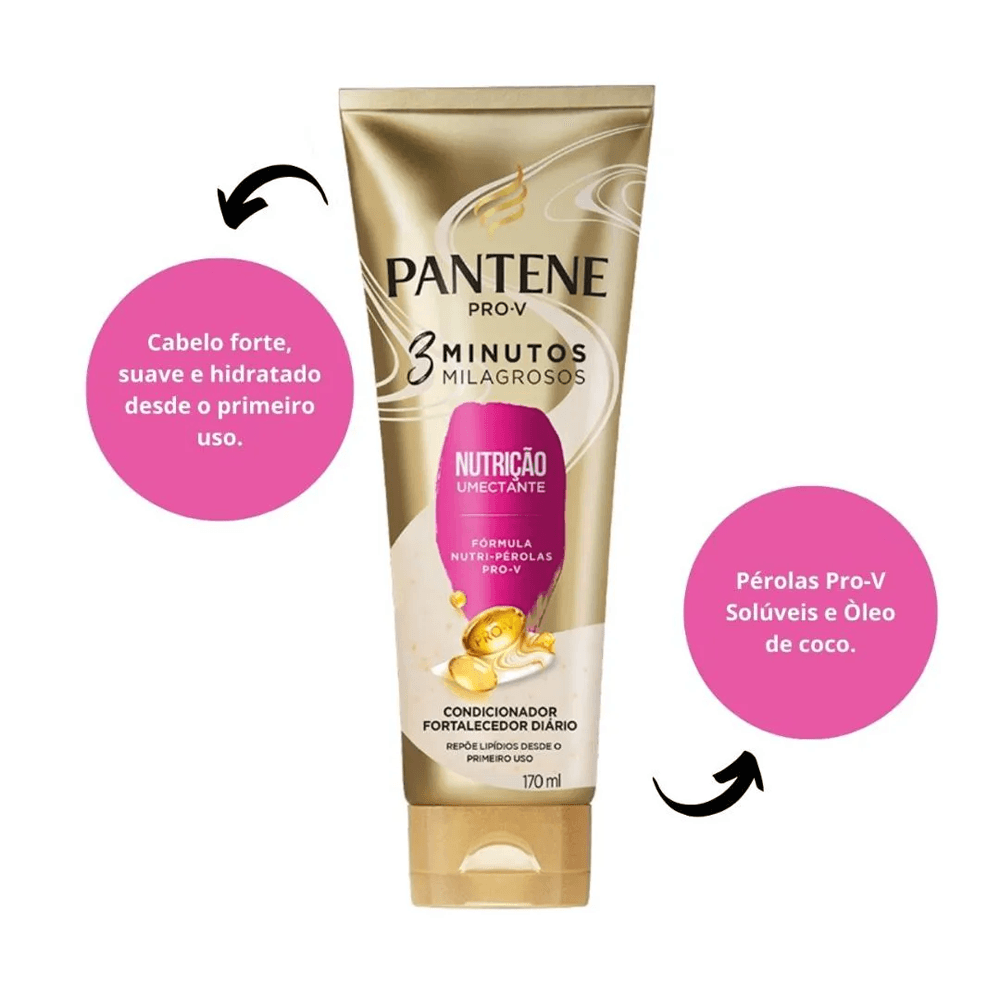 Condicionador Pantene Pro-V 3 Minutos Milagrosos Liso Extremo 170ml — foto 3