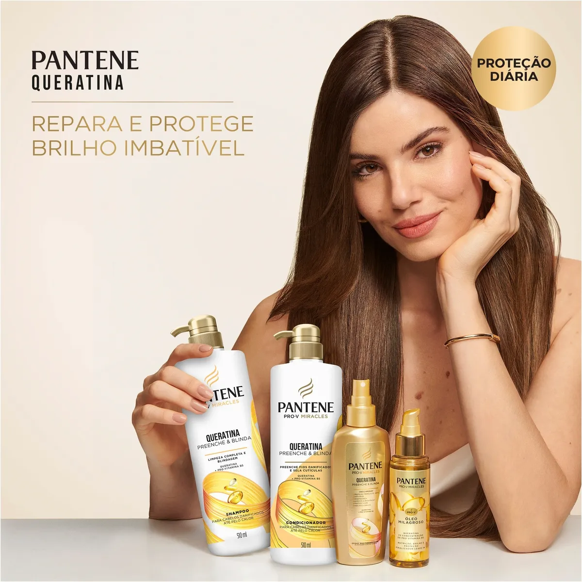Condicionador Pantene Pro-V Miracles Queratina Preenche & Blinda 510ml — foto 7