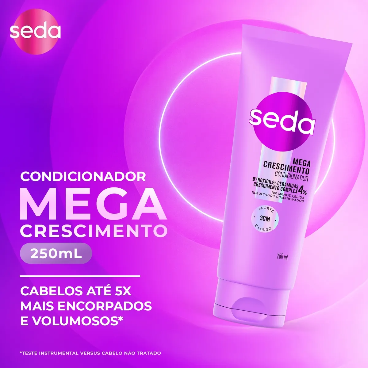 Condicionador Seda Mega Crescimento 250ml — foto 5