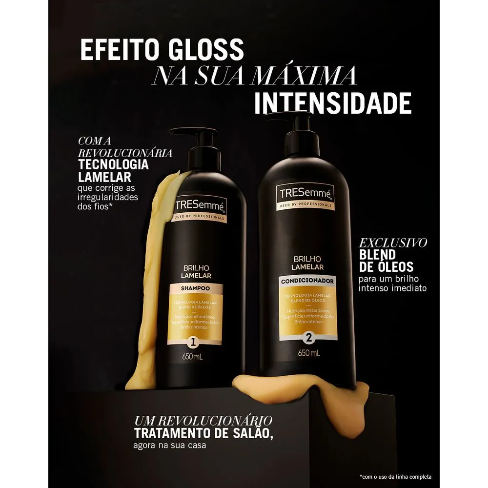 Condicionador TRESemmé Brilho Lamelar Blend de Óleos 650ml — foto 6
