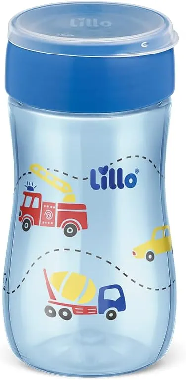 Copo de Transição Lillo Super Evolution 360º +8 meses Antivazamento Azul 300ml 1 Unidades