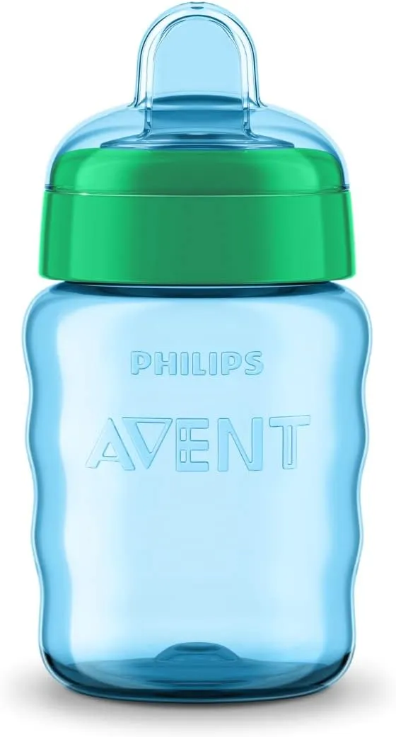 Copo de Transição Philips Avent Easy Sip +9 meses Antivazamento Azul 260ml 1 Unidade