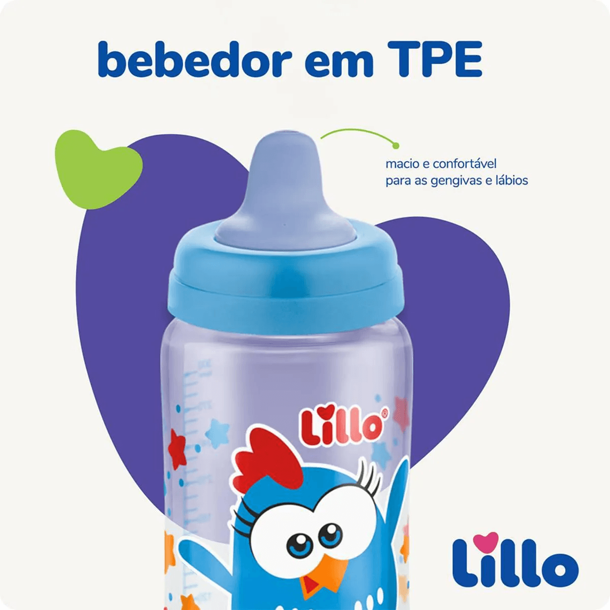 Copo Lillo Galinha Pintadinha Bico Macio 12+ Meses 300ml — foto 5