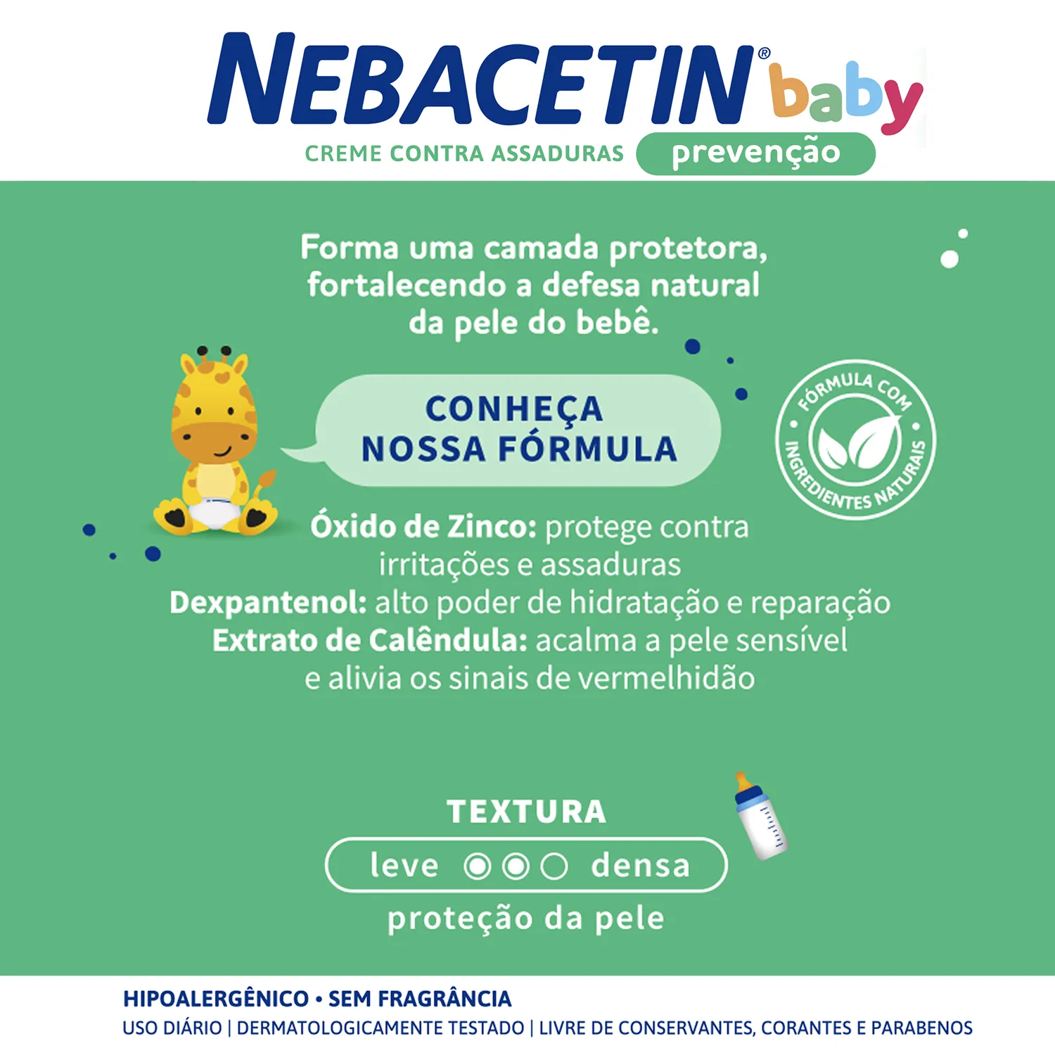 Creme Antiassaduras Nebacetin Baby Prevenção 30g — foto 3