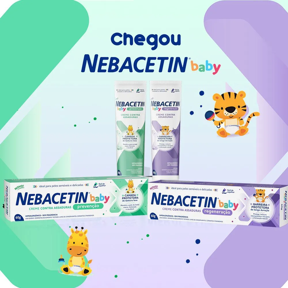 Creme Antiassaduras Nebacetin Baby Regeneração 30g — foto 4