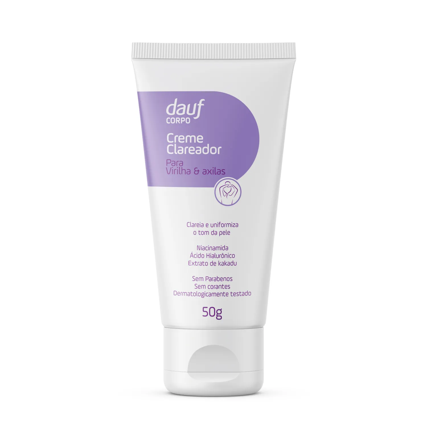 Creme Clareador Dauf para Virilha e Axilas 50g