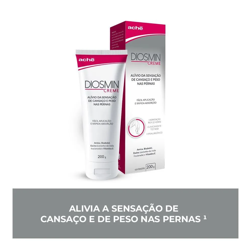Creme Corporal Aché Diosmin para Pernas 200g