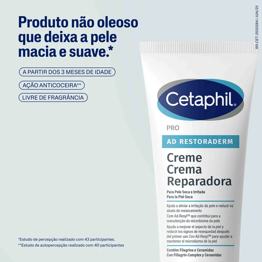 Creme Corporal Cetaphil Pro AD Restoraderm Hidratante 227g — foto 4