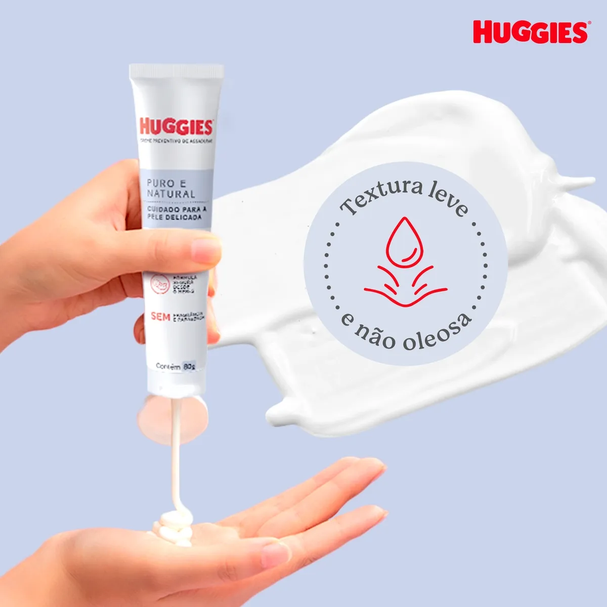 Creme de Assaduras Huggies Puro e Natural 80g — foto 6