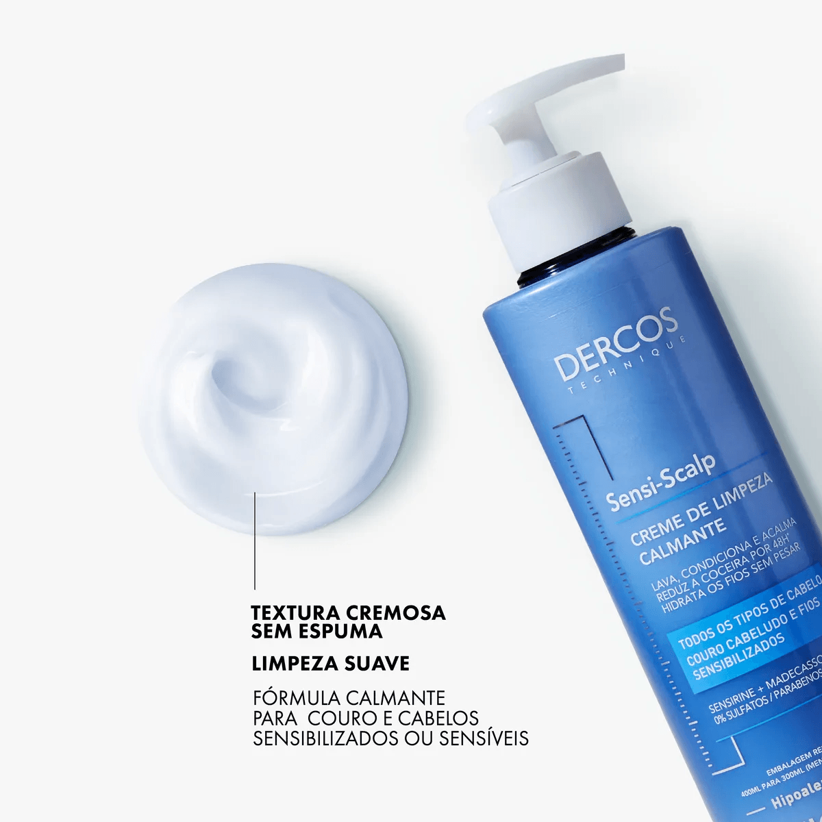 Creme de Limpeza Capilar Vichy Dercos Sensi-Scalp 300ml — foto 6