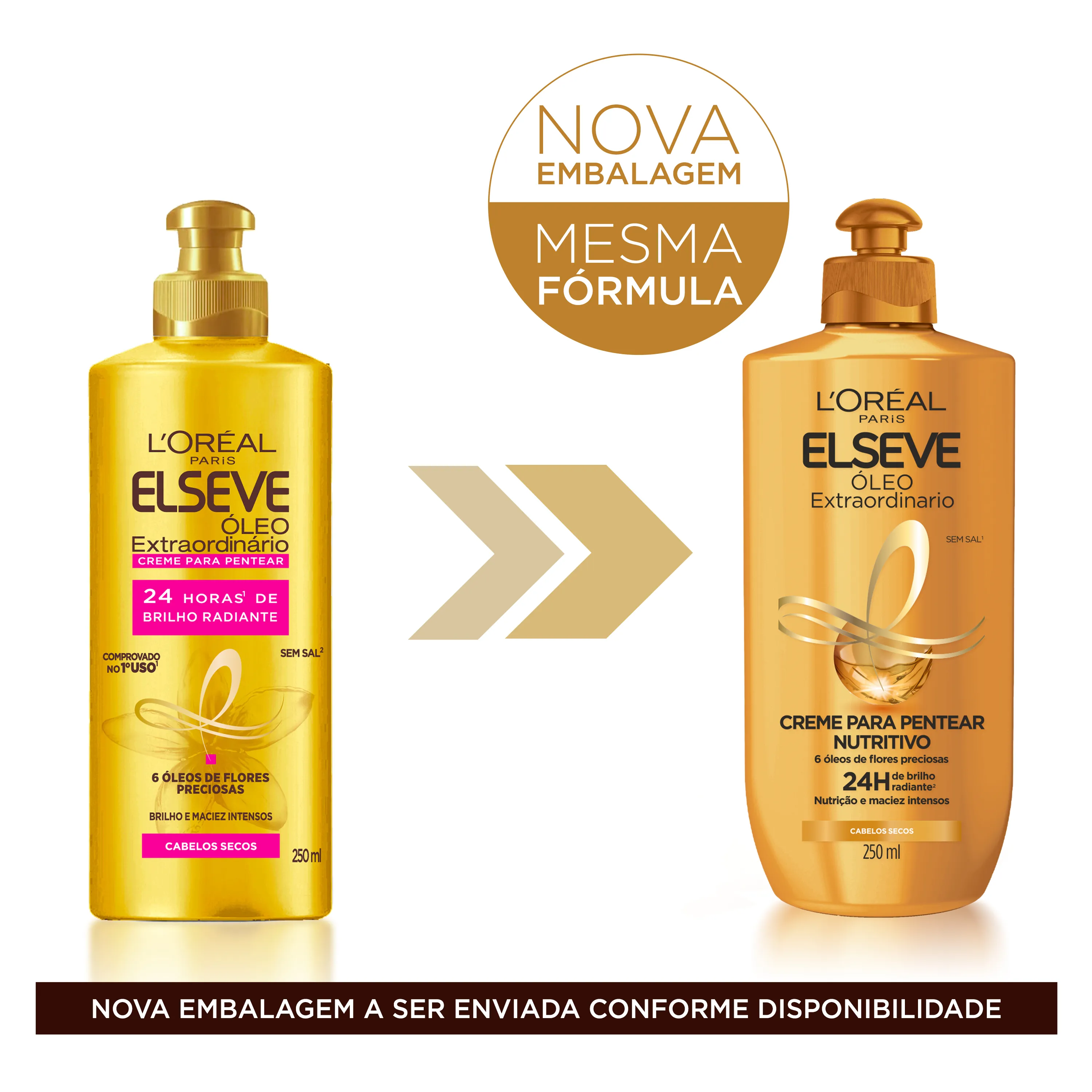 Creme de Pentear Elseve Óleo Extraordinário Nutritivo 250ml — foto 3