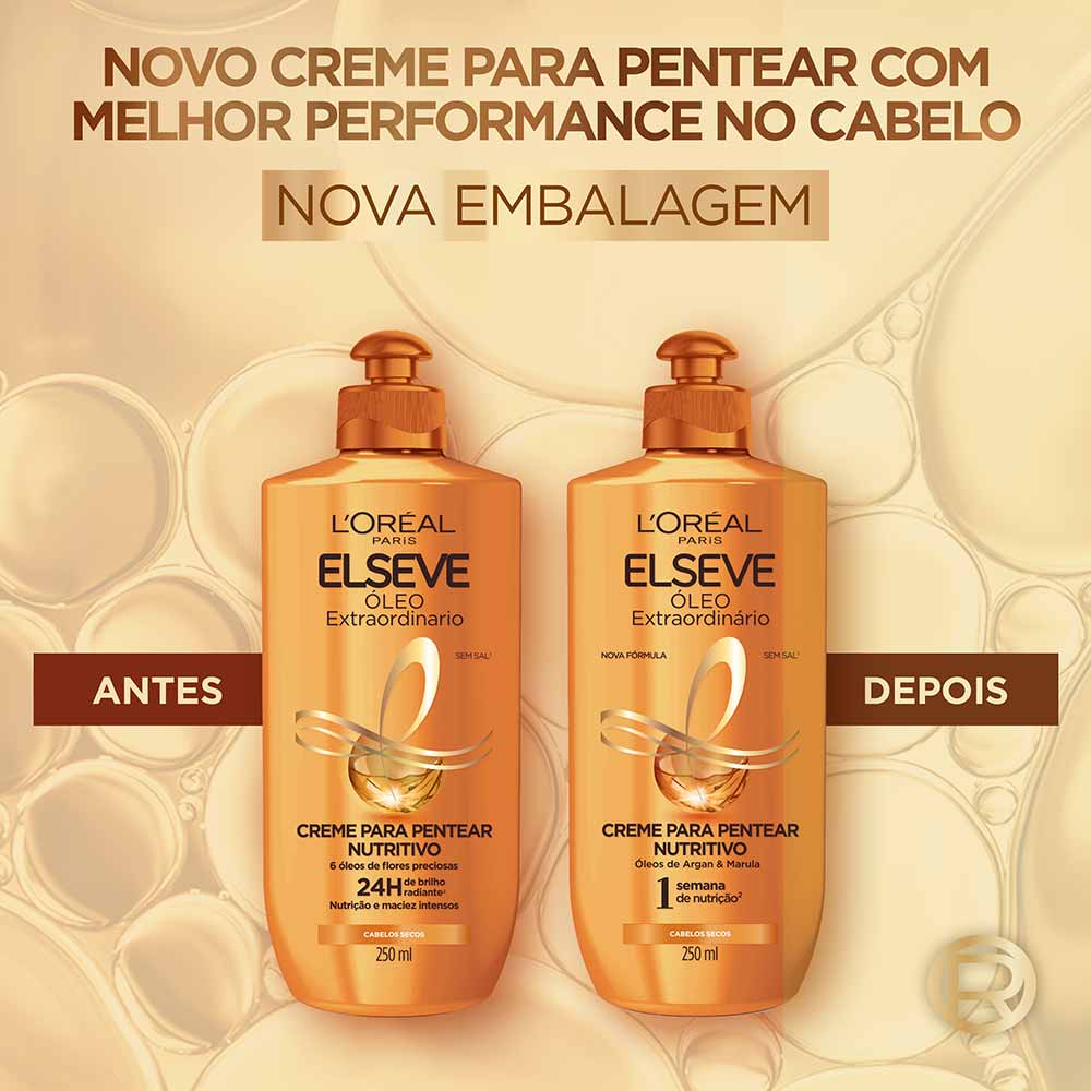 Creme de Pentear Elseve Óleo Extraordinário Nutritivo 250ml — foto 5