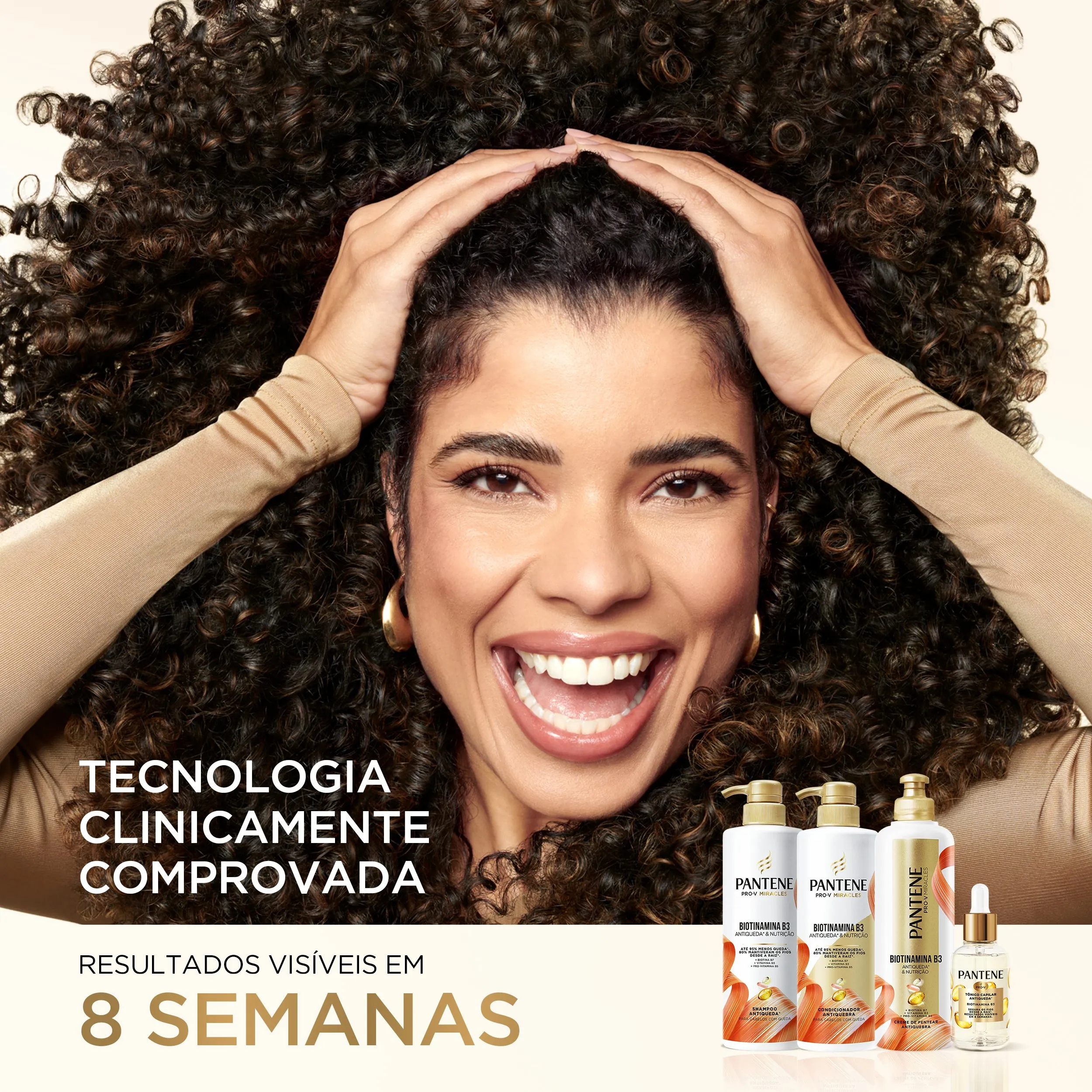Creme de Pentear Pantene Pro-V Miracles Biotinamina B3 Antiquebra & Nutrição 240g