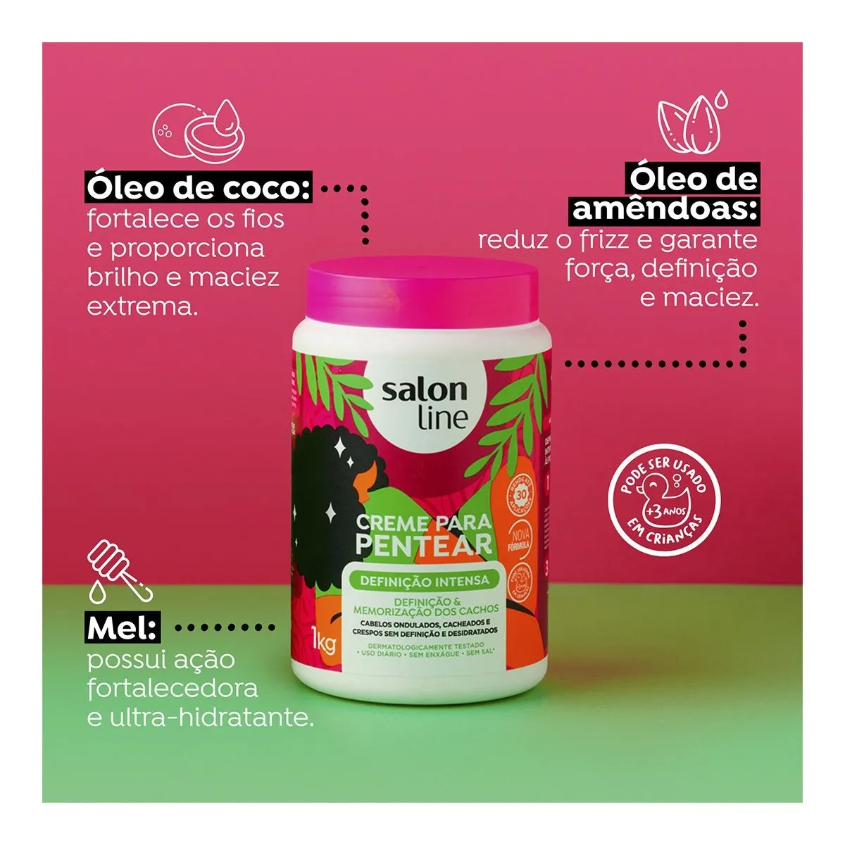 Creme de Pentear Salon Line Definição Intensa 1Kg — foto 3