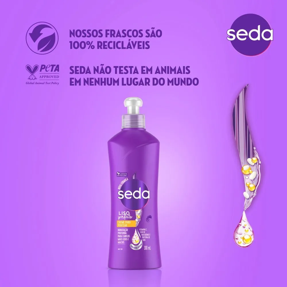 Creme de Pentear Seda Liso Perfeito 300ml — foto 7