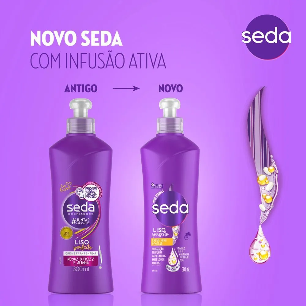 Creme de Pentear Seda Liso Perfeito 300ml — foto 5