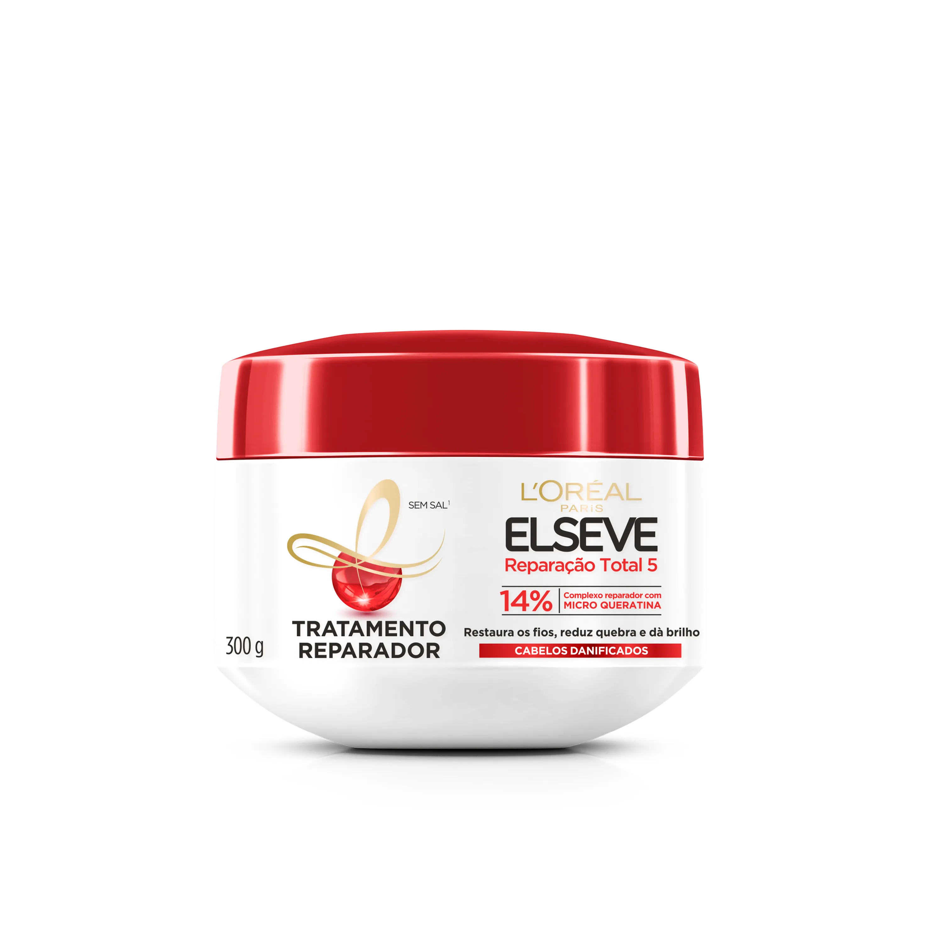 Creme de Tratamento Capilar Elseve Reparação Total 5 Reparador 300g — foto 2