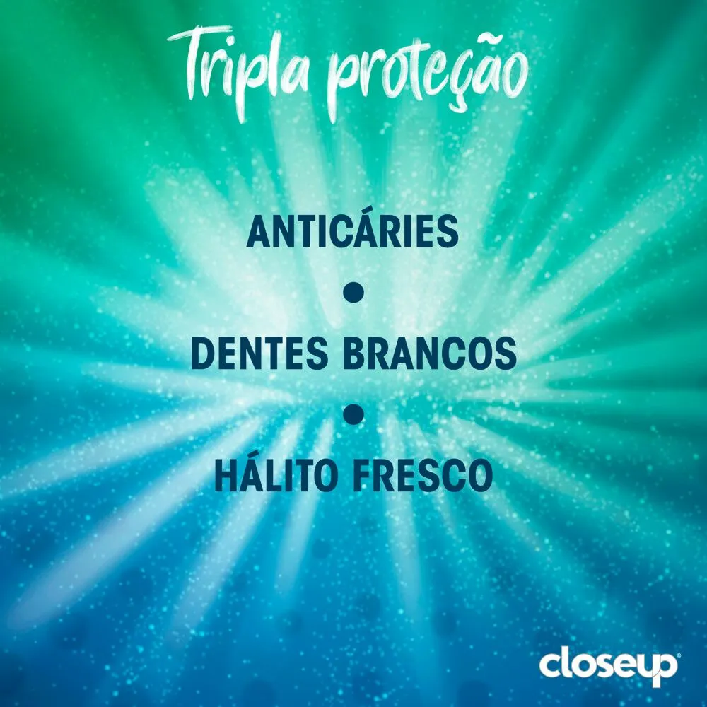 Creme Dental Closeup Tripla Proteção Sabor Menta 70g — foto 5