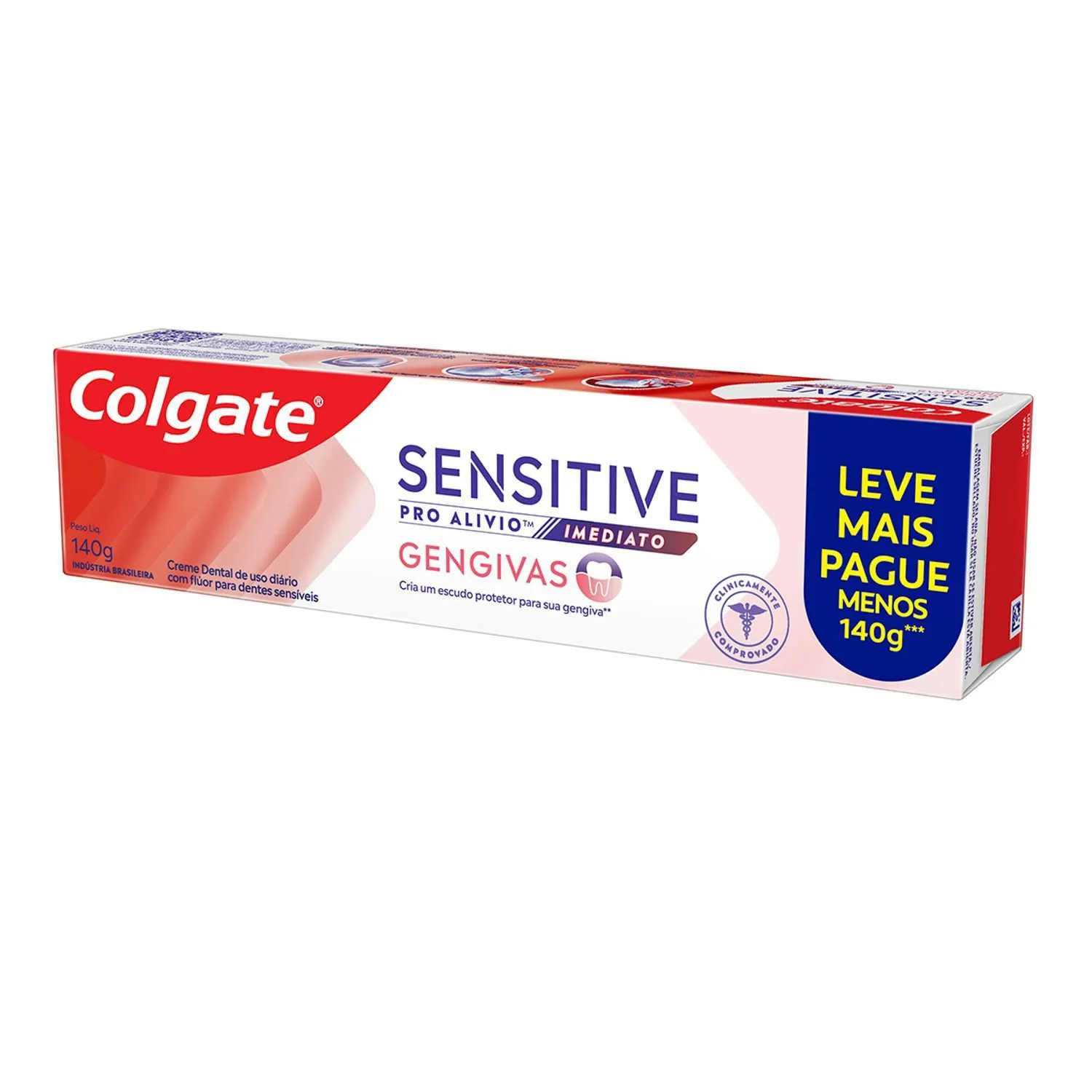 Creme Dental Colgate Sensitive Pro Alívio Imediato Gengivas 140g — foto 7