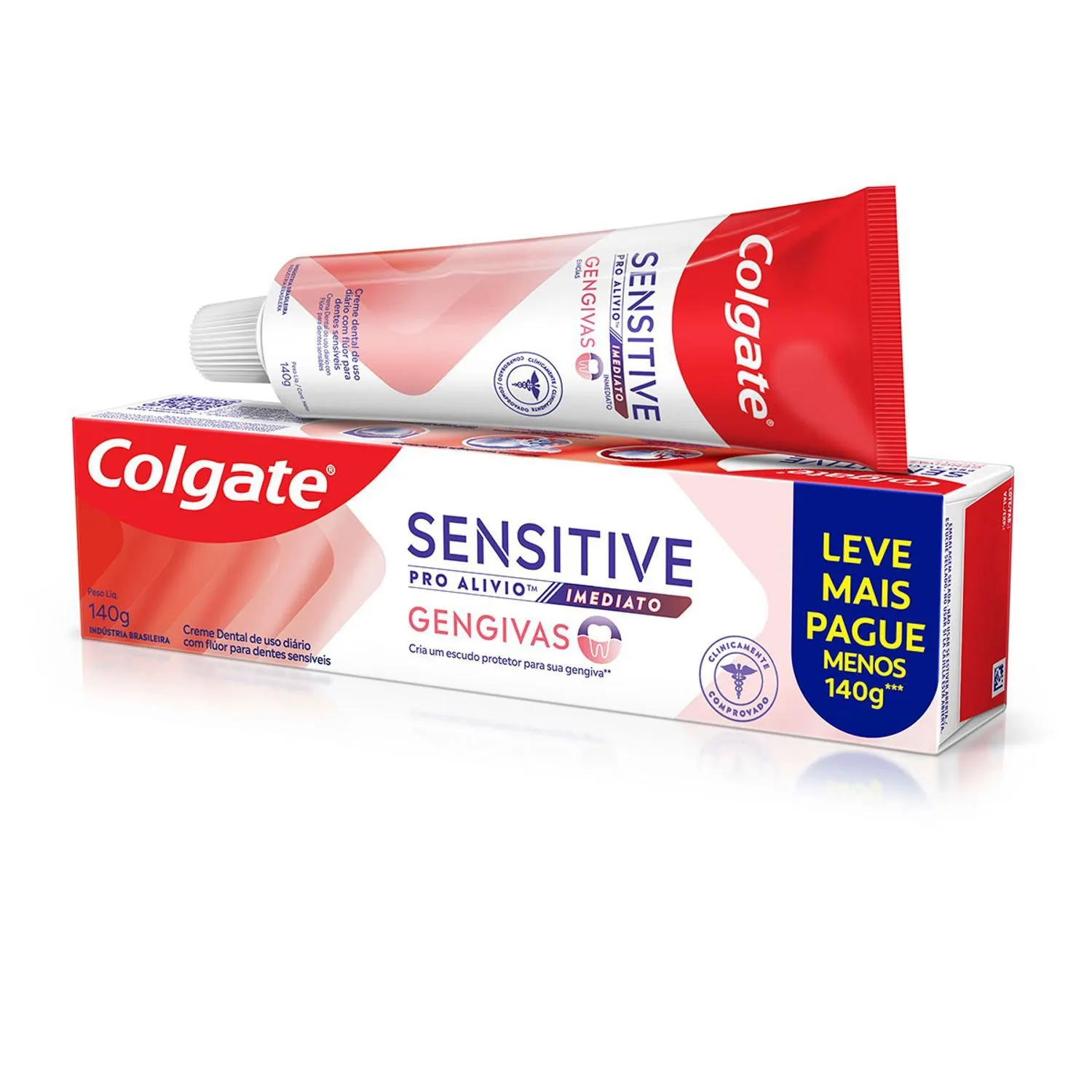 Creme Dental Colgate Sensitive Pro Alívio Imediato Gengivas 140g — foto 4