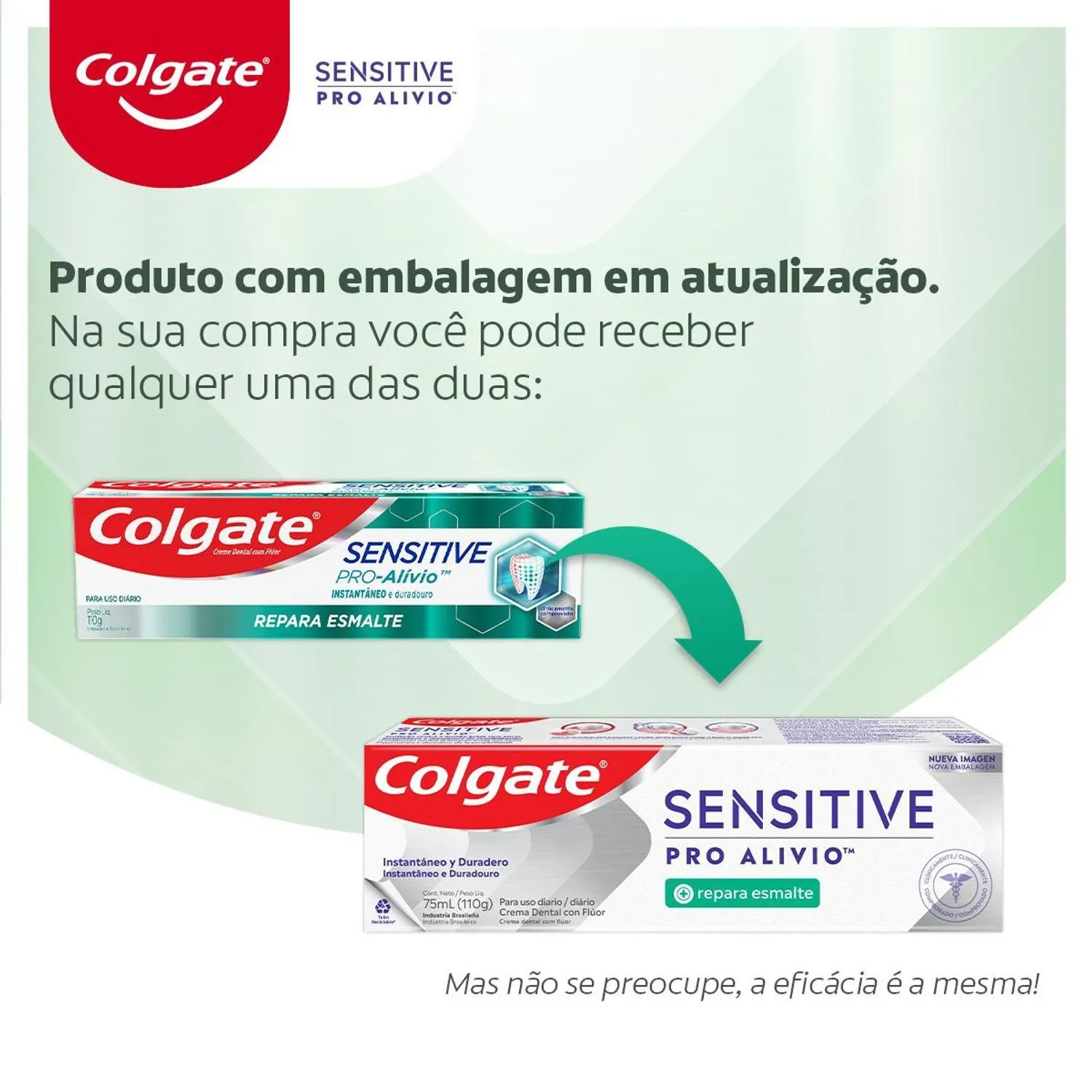 Creme Dental Colgate Sensitive Pro Alívio Repara Esmalte 110g — foto 9