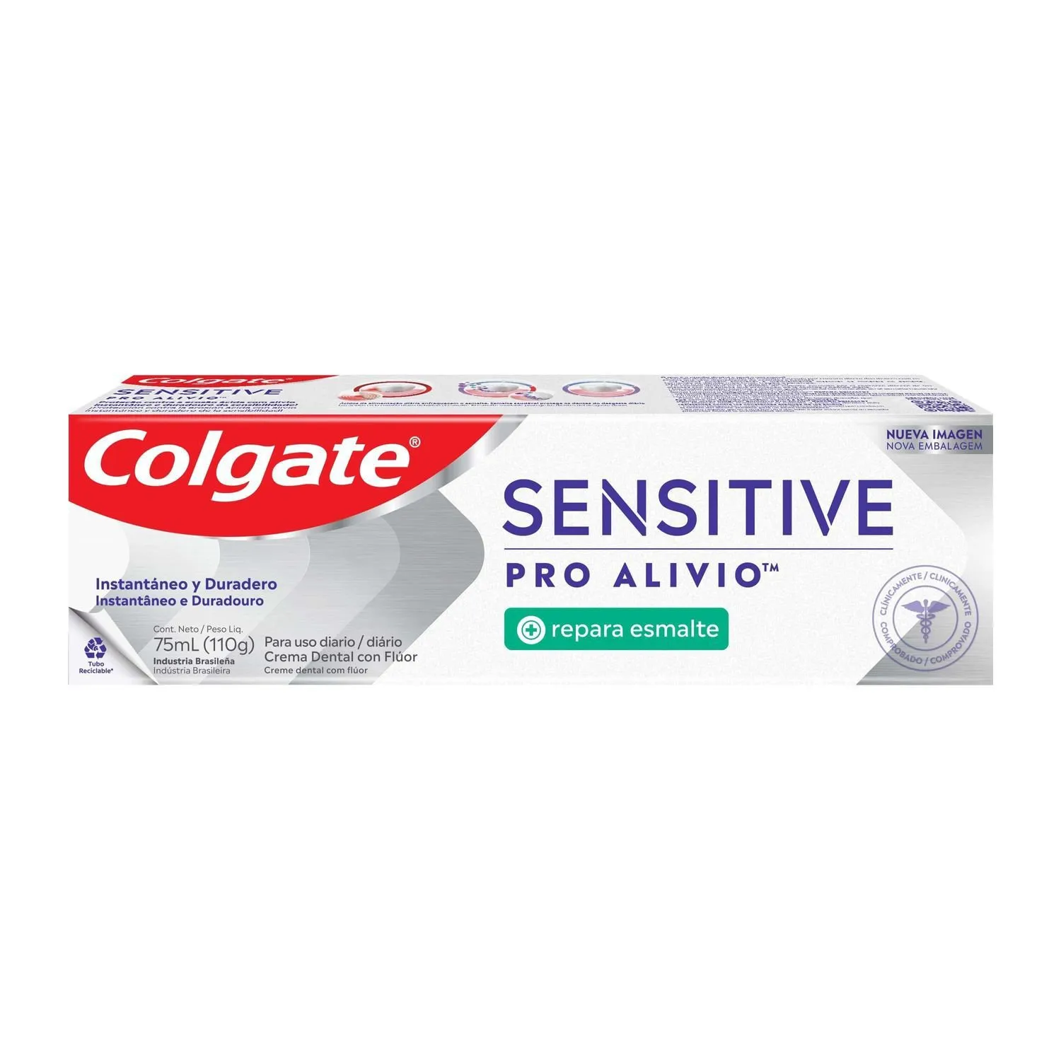 Creme Dental Colgate Sensitive Pro Alívio Repara Esmalte 110g