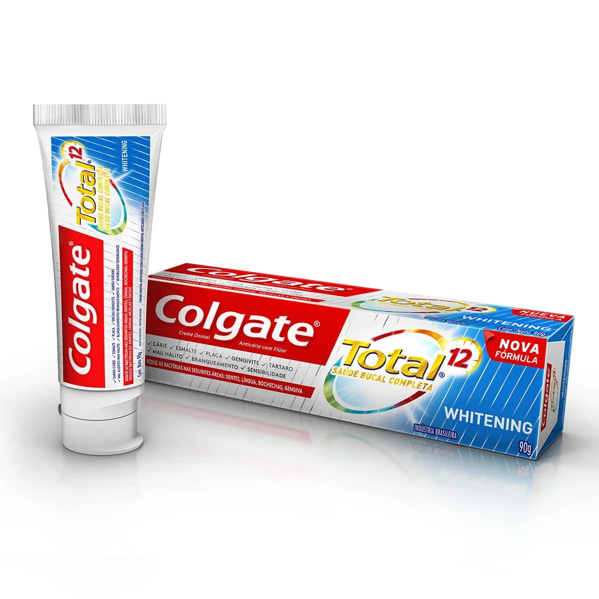 Creme Dental Colgate Total 12 Whitening 90g — foto 3