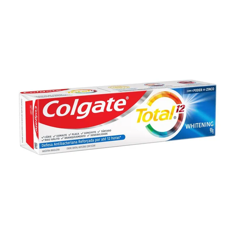 Creme Dental Colgate Total 12 Whitening 90g — foto 12