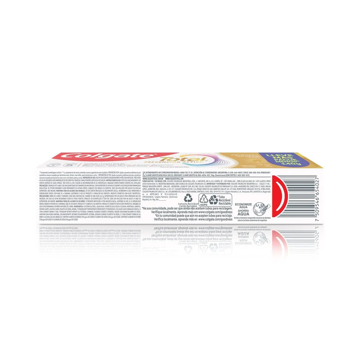 Creme Dental Colgate Total Prevenção Ativa Anti Tártaro 140g — foto 5