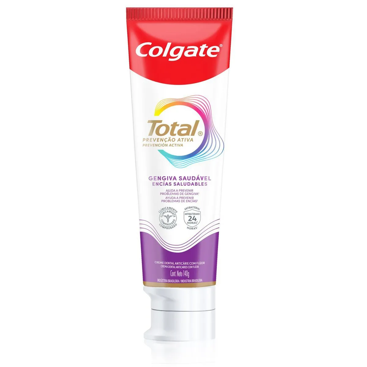 Creme Dental Colgate Total Prevenção Ativa Gengiva Saudável 140g — foto 5