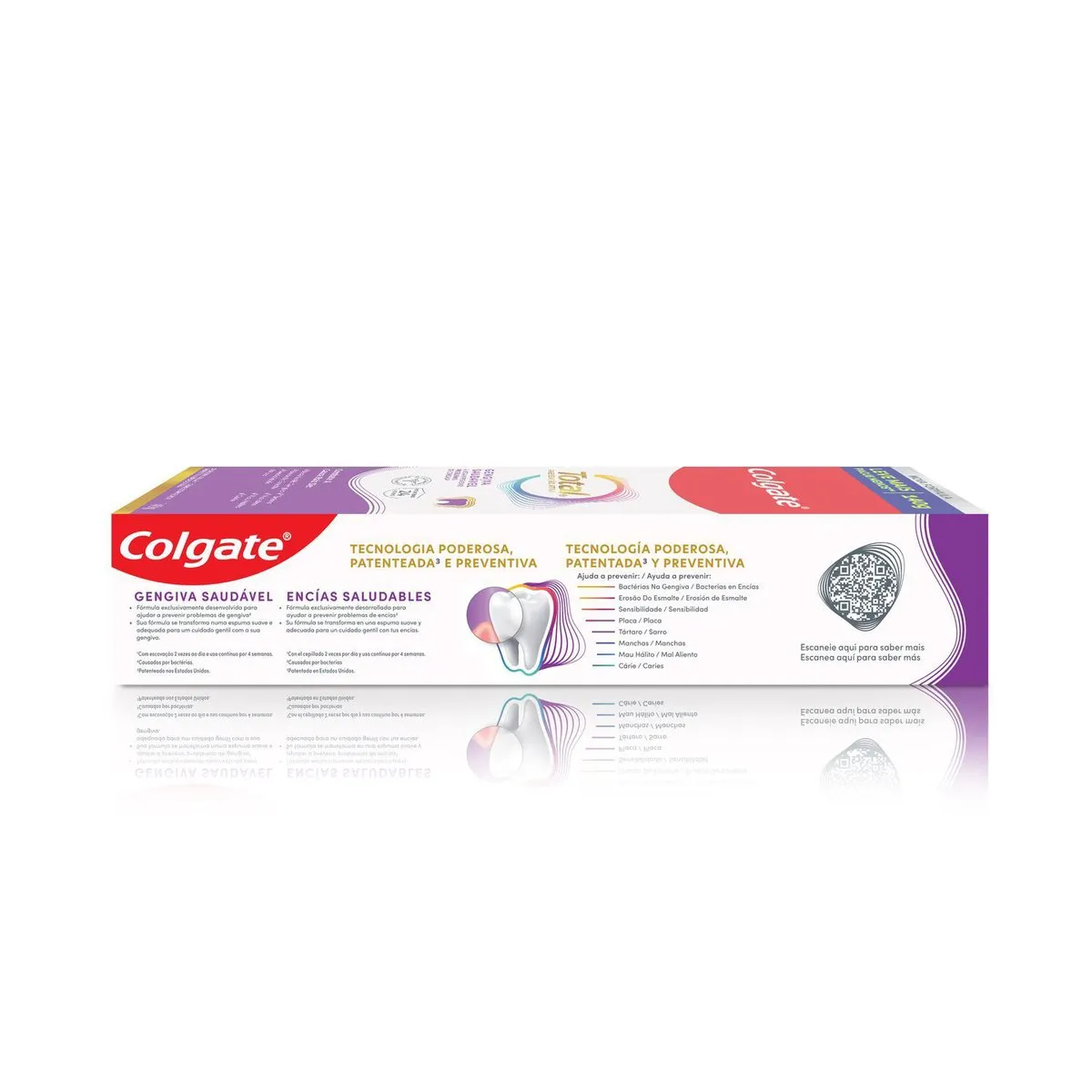Creme Dental Colgate Total Prevenção Ativa Gengiva Saudável 140g — foto 2