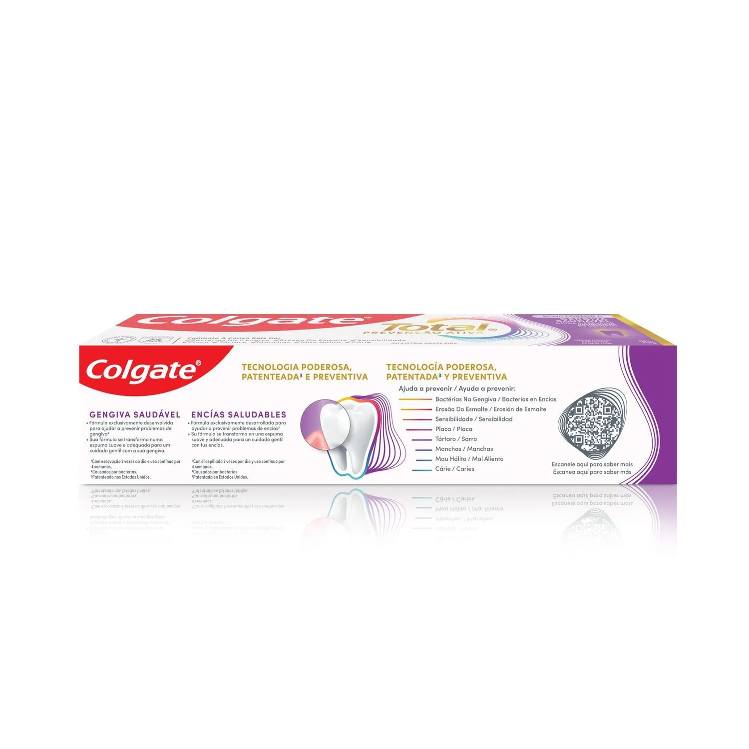 Creme Dental Colgate Total Prevenção Ativa Gengiva Saudável 90g — foto 4