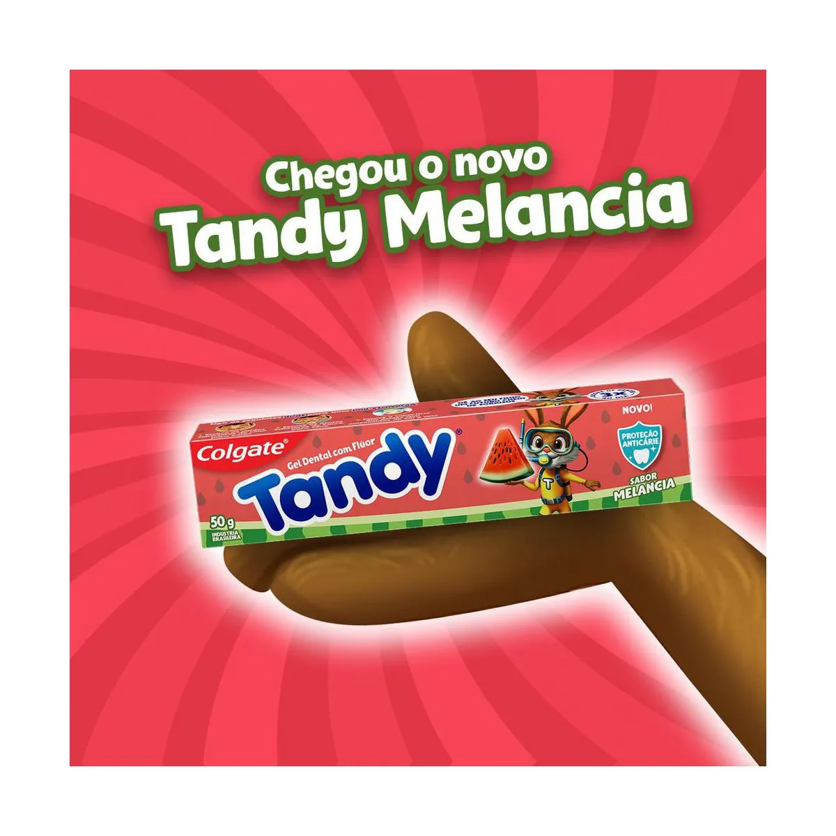 Creme Dental Infantil Colgate Tandy Com Flúor Melancia 50g — foto 8