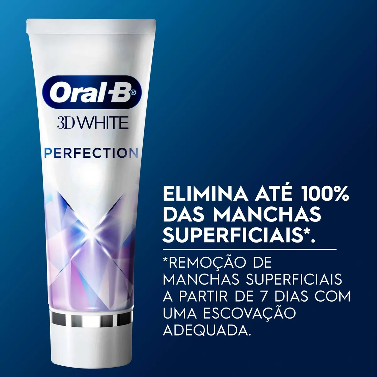 Creme Dental Oral-B 3D White Perfection 75ml — foto 2
