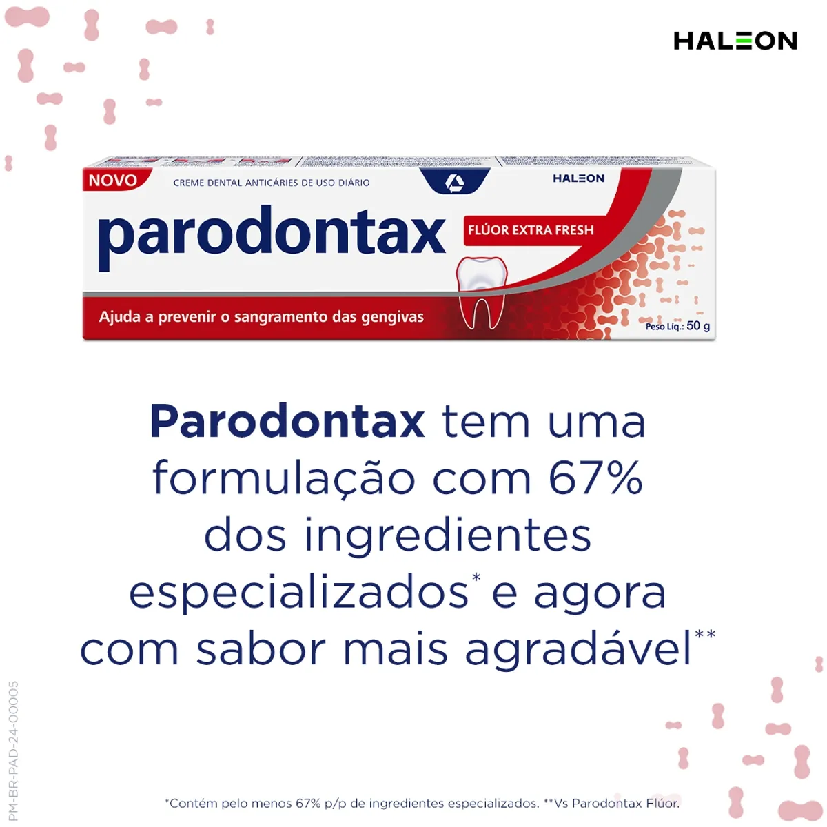 Creme Dental Parodontax Prevenção do Sangramento das Gengivas Original 50g — foto 2