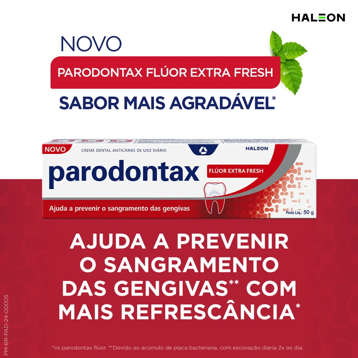 Creme Dental Parodontax Prevenção do Sangramento das Gengivas Original 50g — foto 3