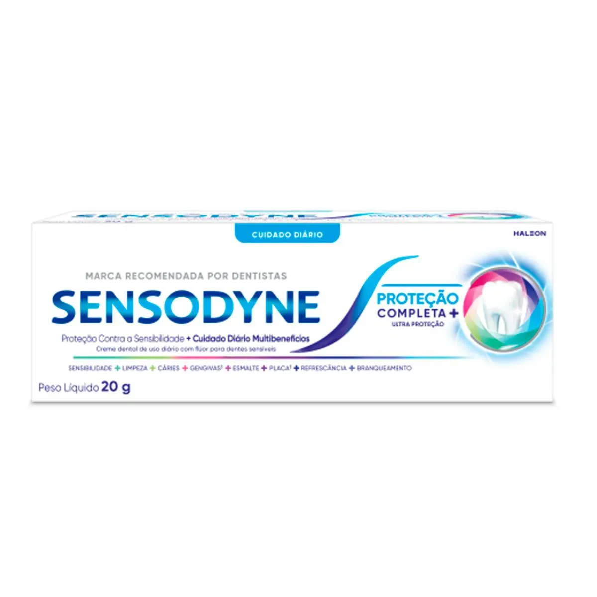 Creme Dental Sensodyne Com Flúor Proteção Completa + Ultra Proteção 20g