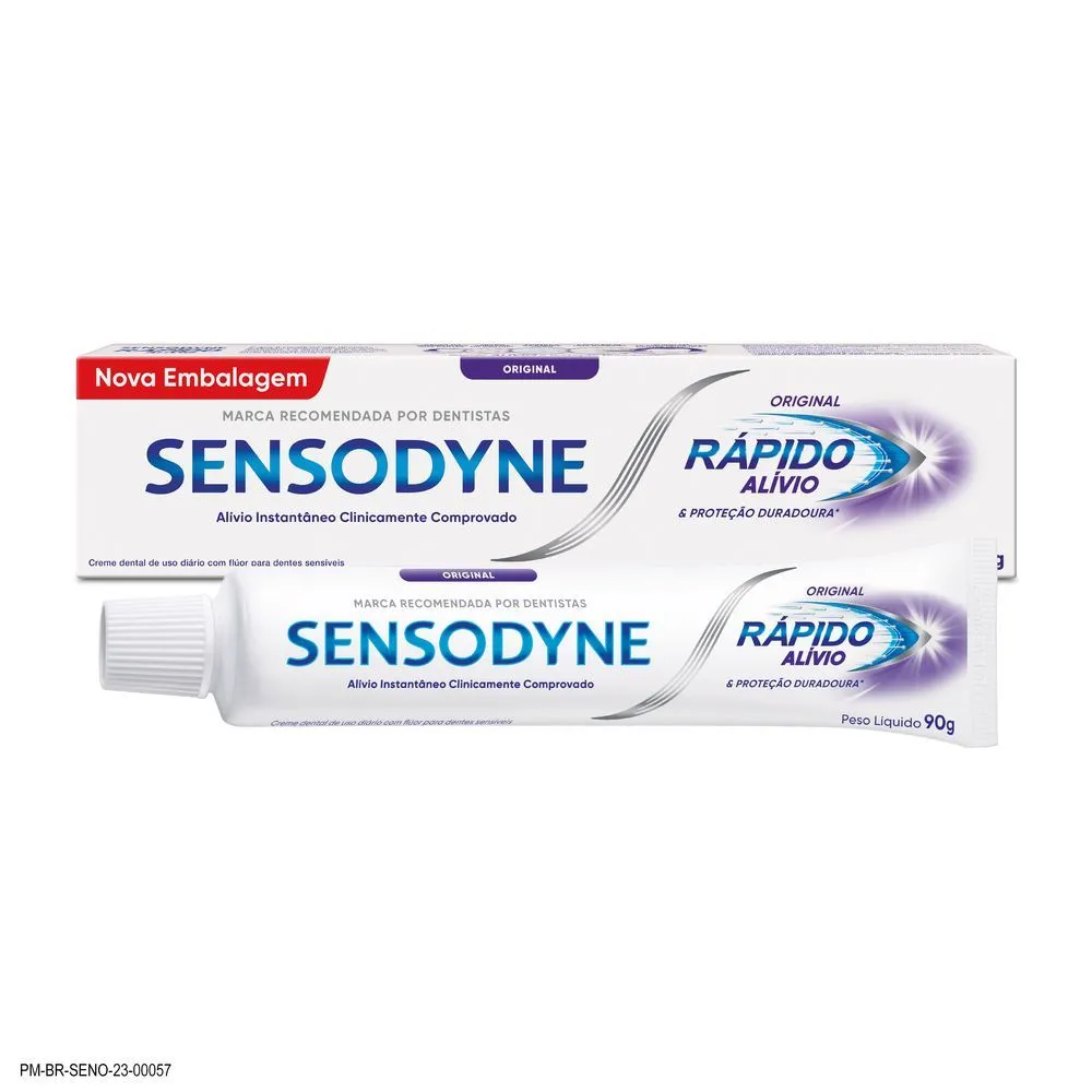 Creme Dental Sensodyne Rápido Alívio Original para Dentes Sensíveis 90g — foto 2
