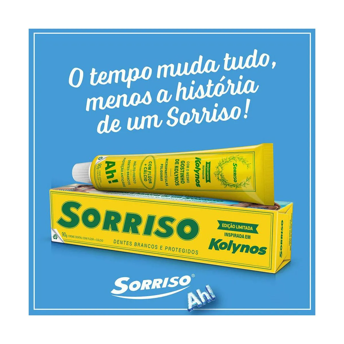 Creme Dental Sorriso Kolynos 90g Edição Limitada — foto 3