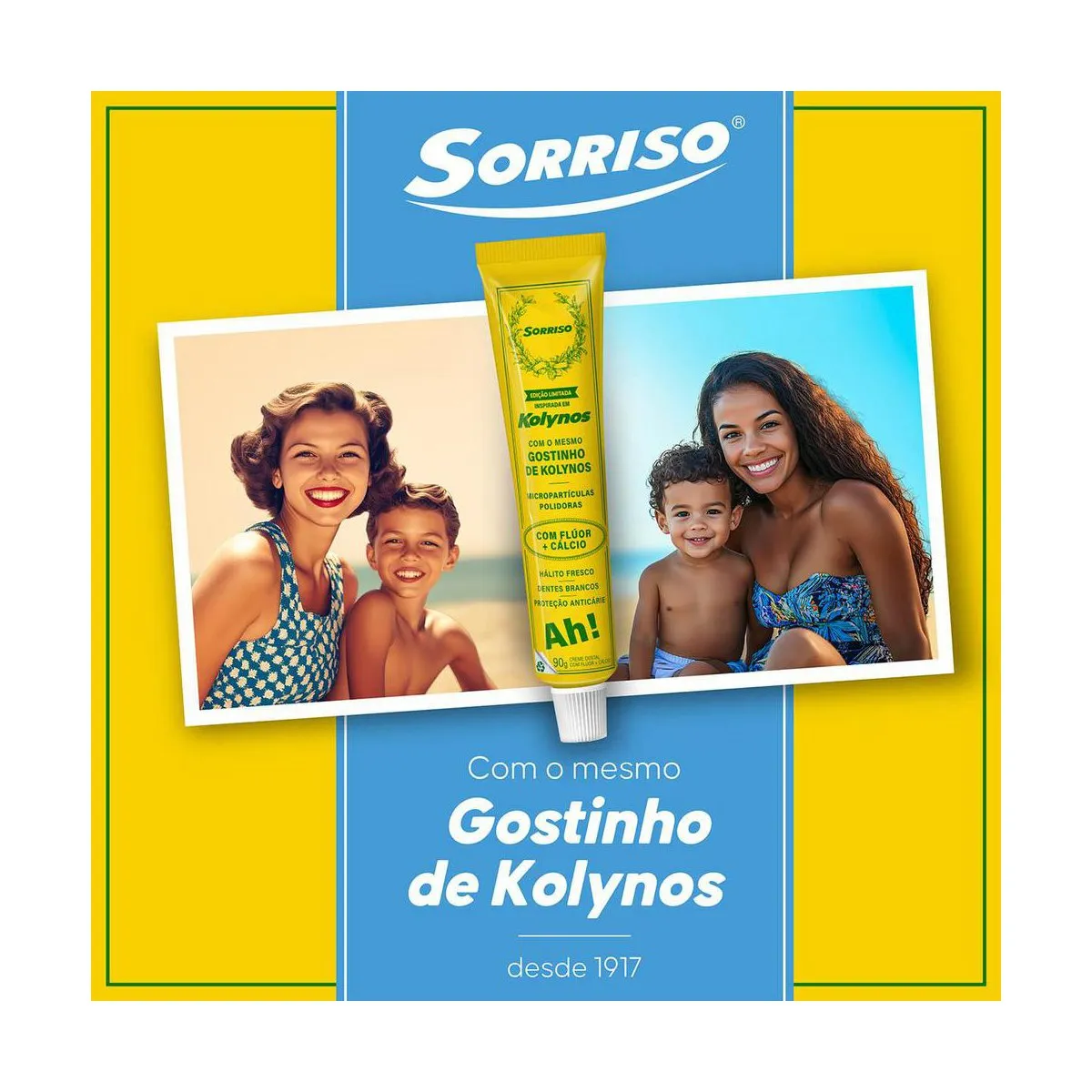 Creme Dental Sorriso Kolynos 90g Edição Limitada — foto 6