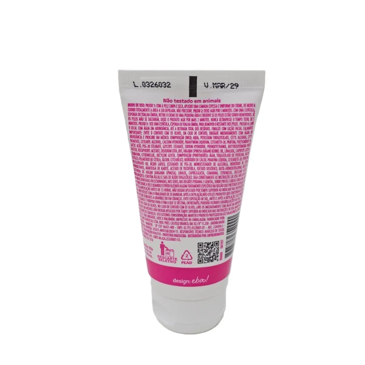 Creme Depilatório Facial Dauf Petalas 40g — foto 2