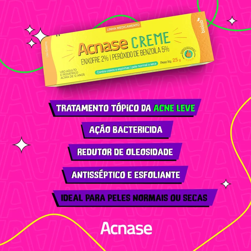 Creme Facial Acnase 25g — foto 3