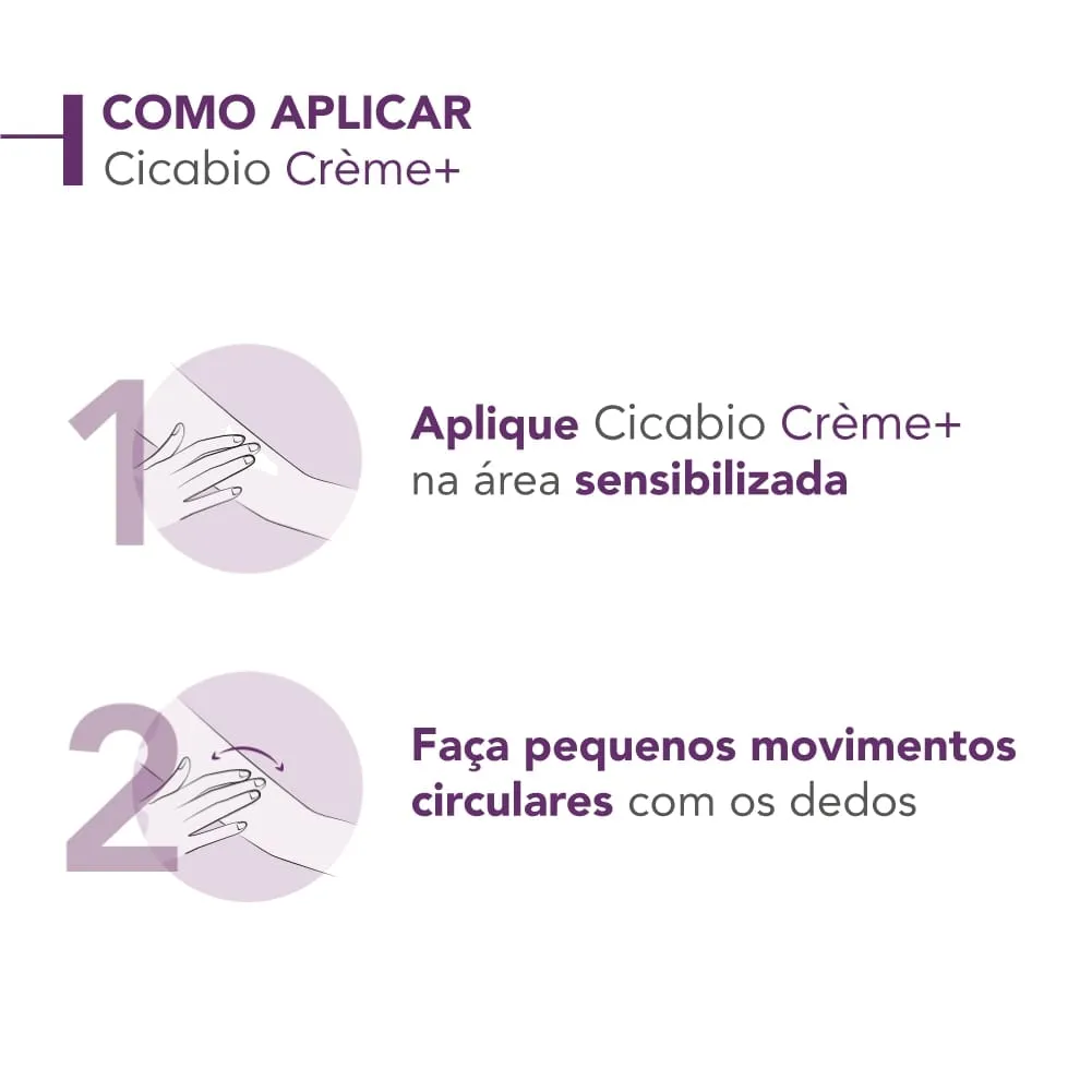 Creme Facial Bioderma Cicabio Creme+ Ultra Reparador Calmante 40ml — foto 6