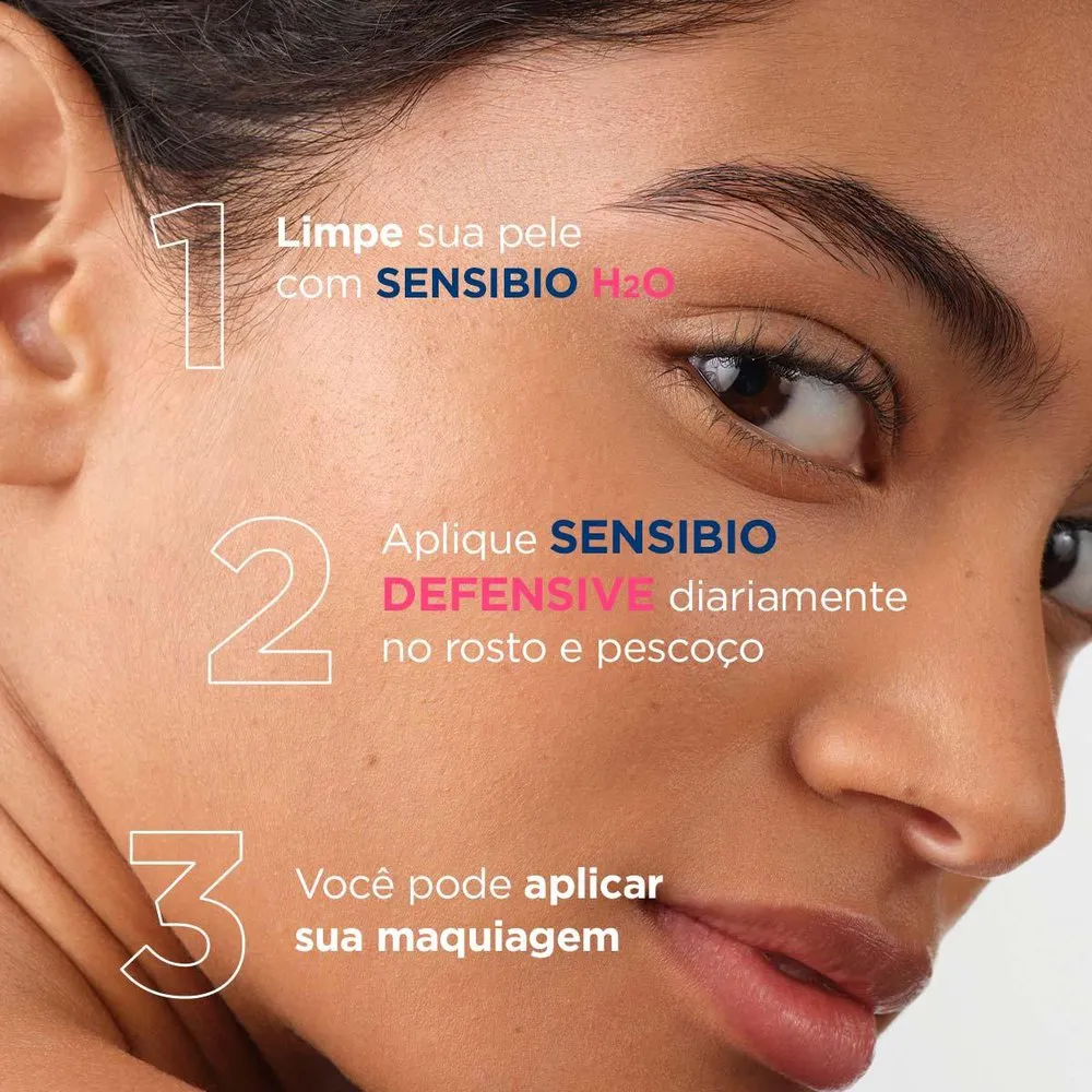 Creme Facial Bioderma Sensibio Defensive Hidratante Calmante 40ml — foto 4