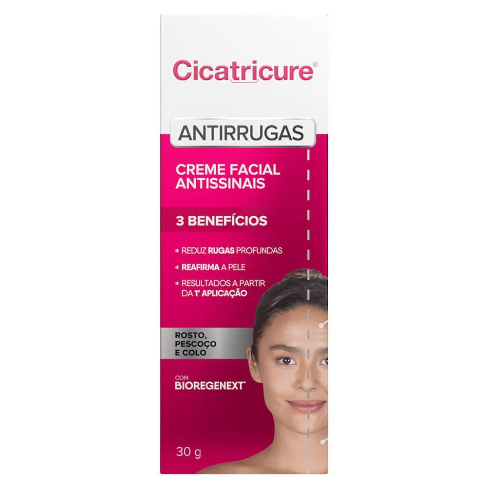 Creme Facial Cicatricure Antissinais 30g