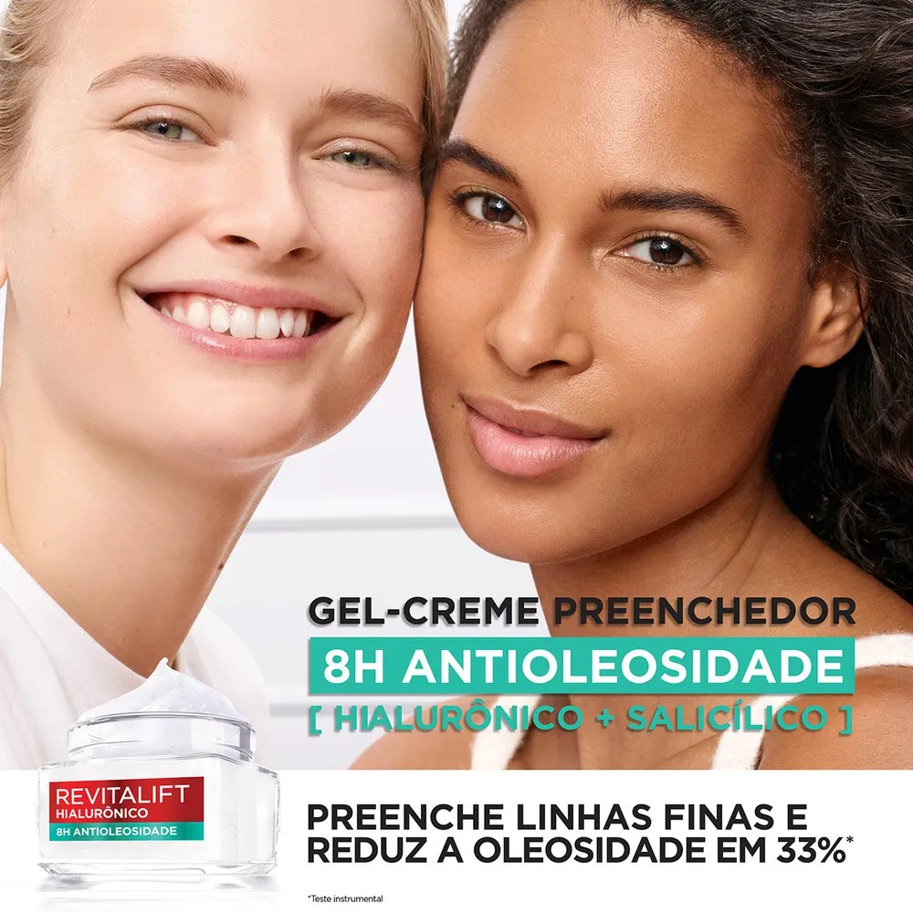 Creme Facial L'Oréal Paris Revitalift Hialurônico Antioleosidade 49g — foto 4